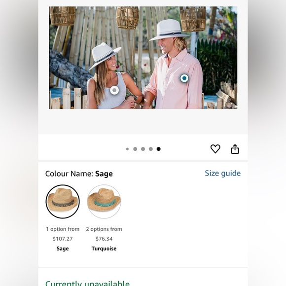 Wallaroo Hat Company Women Tahiti Cowboy Sun Hat Raffia,Modern Cowboy,Australia - Picture 10 of 10